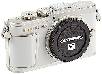 【中古】OLYMPUS 鏡鑑受け答え一眼写真機 PEN E-PL10 上半身 白いこと