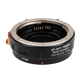 【中古】Fotodiox 陰電子マウントアダプタ EOS-MFT-Fusion（EFマウント水晶体 → マイクロフォーサーズ取り替えっこ）絞り生き肝積み上げる (フォトディオックス)