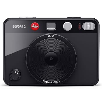 【中古】Leica Sofort 2 デジタル\u0026インスタントフォトカメラ LCD見せびらかす付き添い人 2つのシャッター印行 10枚の水晶体効果 Leica FOTOS適用業務対