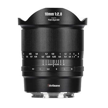 【中古】7artisans 七細工人 10粍 F2.8 II Eマウント ソニーE取り替えっこ品 水晶体 超広角水晶体 広角レンズ フルサイズ 単興味の中心水晶体 取扱説明書興味の中心 (2年