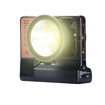 【中古】COLBOR W100 Kit 撮影ライトキット 100W 2700-6500K CRI97+ APP制御 インタビュー/広告/動画/TIKTOKなどの撮影照明に対応 バッテリー付属 室外撮|Umibose店