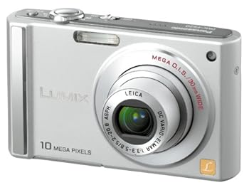 【中古】パナソニック デジタル写真機 LUMIX (ルミックス) しろがね色 DMC-FS20-S