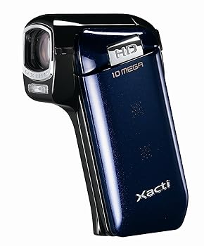 【中古】SANYO ハイビジョン デジタルムービーカメラ Xacti (ザクティ) DMX-CG10 ブルー DMX-CG10(L)｜Umibose店