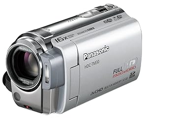 【中古】パナソニック デジタルハイビジョンビデオカメラ プラチナしろがね色 HDC-TM30-S