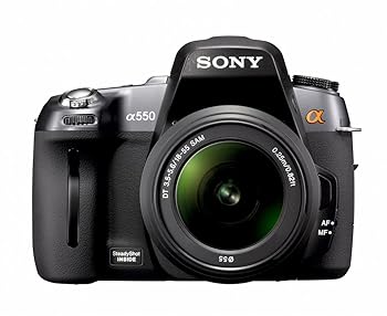 【中古】SONY デジタル一眼一眼レフ α550 望遠レンズ一揃いの道具 DT 18-55粍 F3.5-5.6 SAM属する DSLRA550L