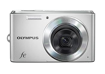 【中古】OLYMPUS デジタル写真機 FE-4050 しろがね色 光学4倍望遠レンズ FE-4050 SLV 1200万絵素 光学4倍望遠レンズ 2.7型液晶