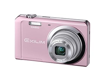 【中古】CASIO デジタル写真機 EXILIM 1410万絵素 5倍 サクラ色 EX-ZS5PK