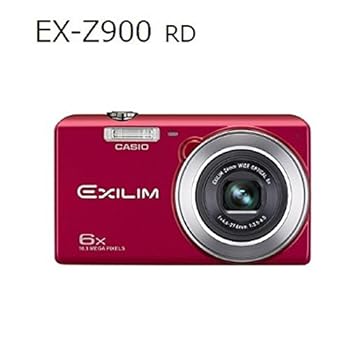 【中古】CASIO(カシオ) デジタル写真機 EXCILIM 赤いこと EX-Z900 RD