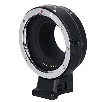 【中古】Commlite レンズマウントアダプター CM-EF-EOSM (キャノンEFマウントレンズ &rarr; キャノンEF-Mマウント変換) 電子接点付き｜Umibose店