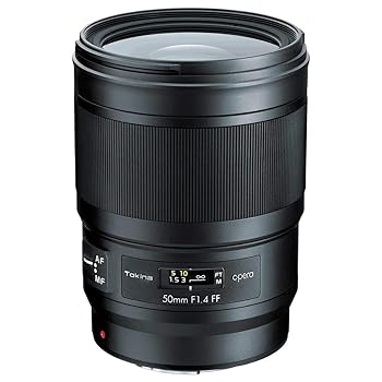 【中古】トキナ opera 50粍 F1.4 FF キヤノンEOSマウント水晶体