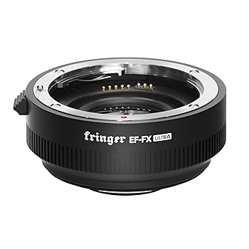 【中古】Fringer (フリンガー) FR-FX071 [EF-FX Ultra] 陰電子接触点付き添い人フォーカルレデューサーアダプター (キヤノンEFマウント水晶体 → 富士フイルムXマウ