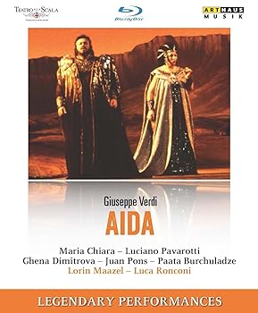 【中古】Verdi:Aida [Maria Chiara; Luciano Pavarotti; Ghena Dimitrova; Juan Pons; Paata Burchuladze] [ARTHAUS] [Blu-ray]｜Umibose店