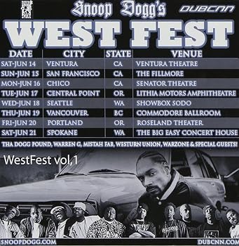 【中古】Snoop Dogg’s WEST FEST|Umibose店