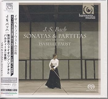 【中古】J.S.バッハ : 無伴奏ヴァイオリン・ソナタとパルティータ BWV 1001-1006 (全曲) (J.S.Bach : Sonatas & Partitas BWV 1001-1006 / Isabelle Faus|Umibose店
