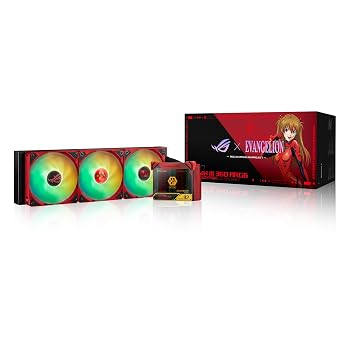 【中古】ASUS ROG Ryujin III 360 ARGB EVA-02 Edition All-in-One-Fl?ssig-CPU-K?hler (Evangelion Edition, 3,5"-LCD, Asetek-Pumpe der 8. Generati|Umibose店
