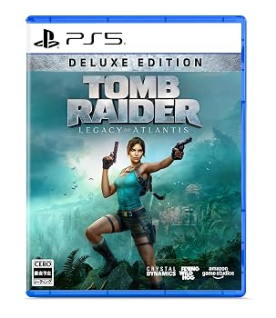 【中古】トゥームレイダー：レガシー・オブ・アトランティス デラックス・エディション -PS5 【特典】コスチューム2種（ゲーム内コンテンツ）、48時間の｜Umibose店