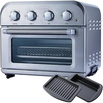 【中古】Cuisinart (クイジナート) ノンフライ オーブン トースター 4枚焼き オーブン グリル料理 冷凍 トースト 4ダイヤル シルバー TOA-38SJ|Umibose店