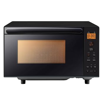 【中古】電子レンジ 17L フラットテーブル 単機能 縦開き 全国対応 一人暮らしブラック｜Umibose店