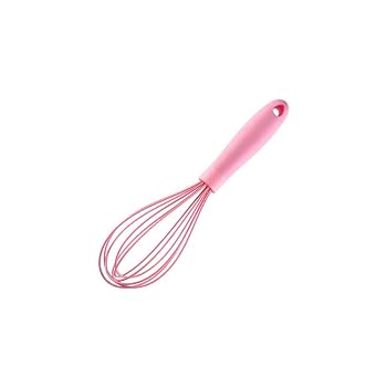 【中古】BREWIX 調理用キッチンベーキングツール、クリームミルク小麦粉スターラー、エッグビーター、家庭用エッグミキサー、ピンクシリコン手動泡立て器|Umibose店