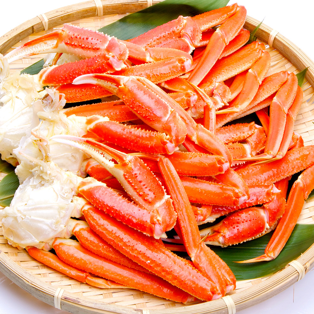 ズワイガニ 足 3L-4L サイズ ボイル済み 天然 本 ずわい蟹 約2kg (5肩～7肩)