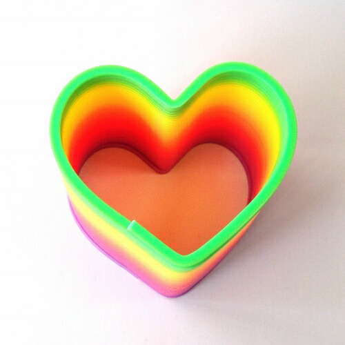 楽天市場 レインボースプリング ハート 海猫屋 楽天市場店