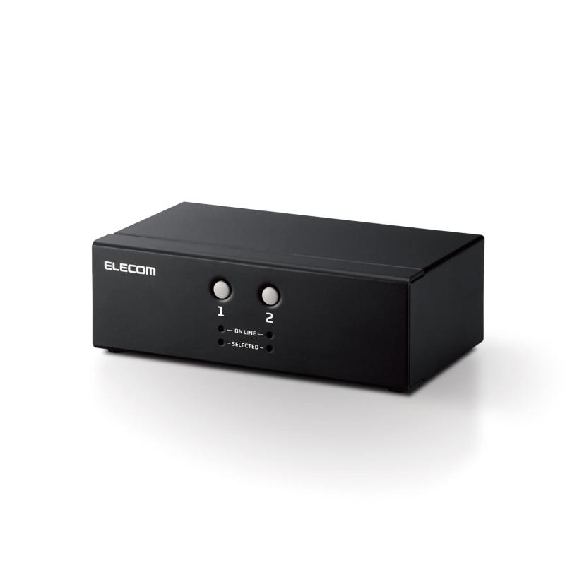 楽天市場】エレコム パソコン切替器 (KVM) VGA・4ポート 用 KVM