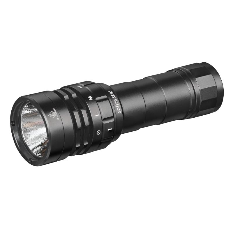 Sofirn ダイビングライト 3000ルーメン 水中100メートル マグネットリング スイッチ 三つ点灯モード 超高輝度 LED 懐中電灯 耐衝撃 探検 ナイトダイビング 水中ライト 釣り キャンプ 防災グッズ