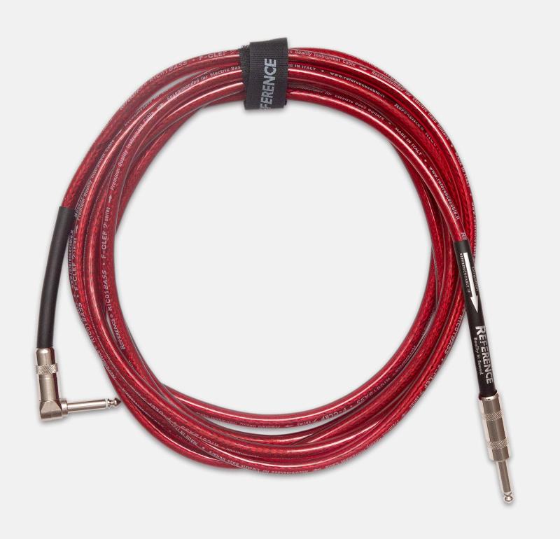 Reference Cables RIC01 BASS-RED ストレート&mdash;L字 3m｜海の風ストア