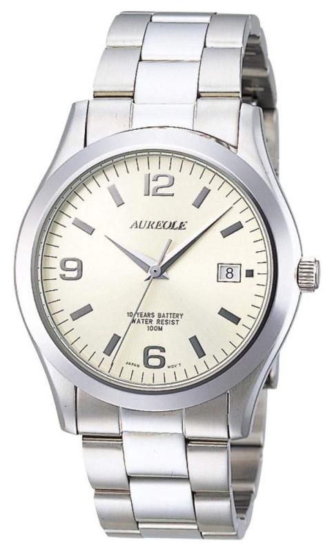 [オレオール]AUREOLE ウオッチ ステンレス鋼ダンス楽隊 SW-409M-4 メンズ