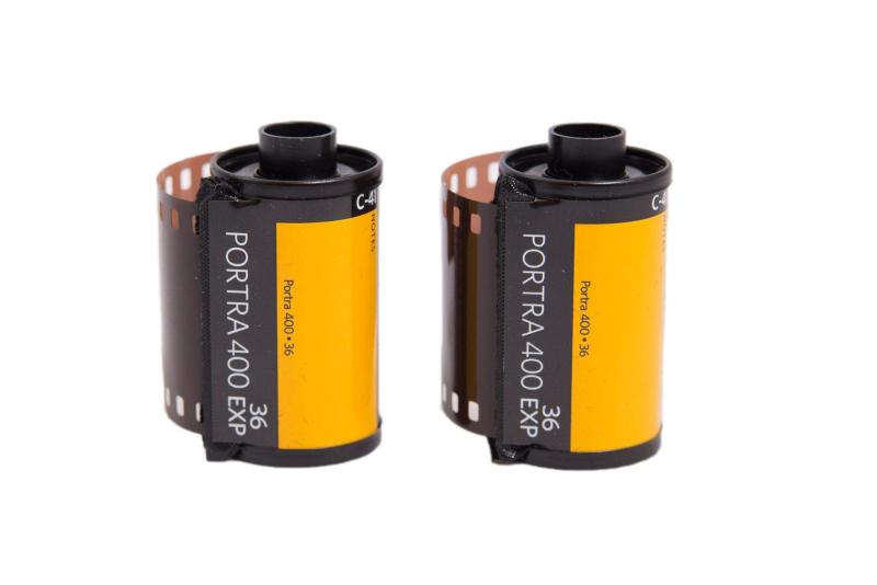 Kodak カラーネガティブフィルム 35粍 ポー虎400 36枚 2本書き割り