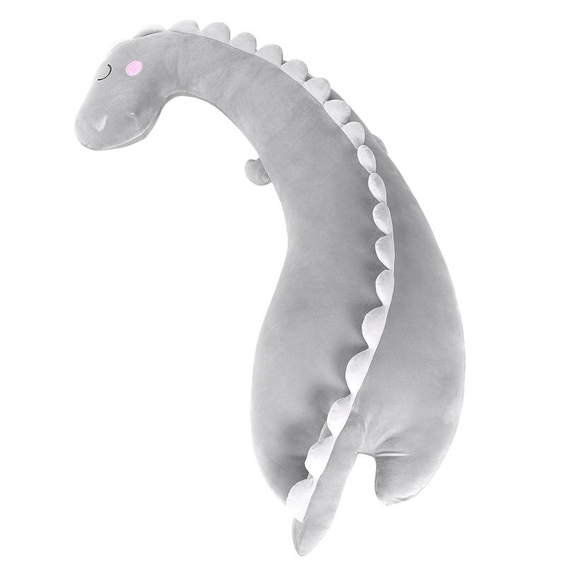 Baibu Home 抱き枕 クッション だきまくら 横向き寝 かわいい 恐竜 ロング クッション 120cm カバー洗える 妊婦 7字 抱きまくら 動物 気持ちいい