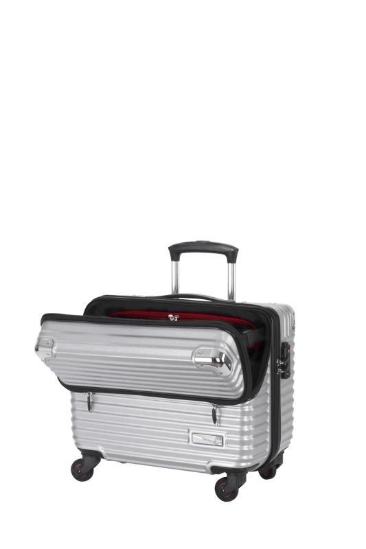 [トラベリスト] スーツケース ジッパー トップオープン ビジネスキャリー横型 機内持ち込み可 30L 40 cm 3.2kg｜海の風ストア