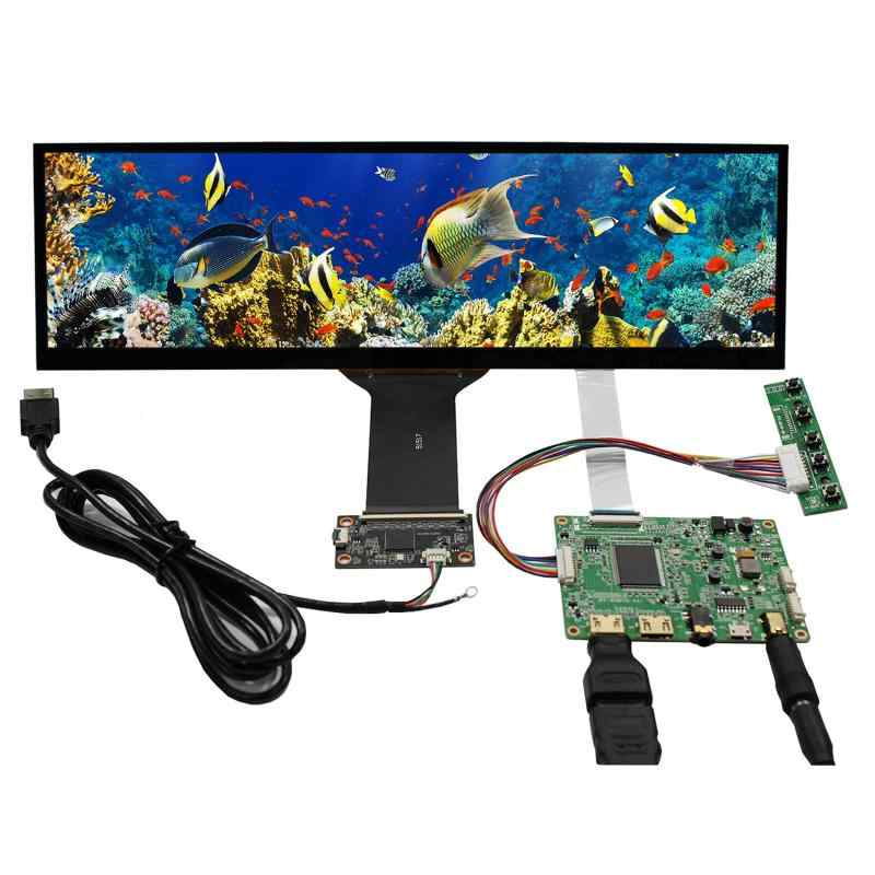 VSDISPLAY 12.6インチ タッチパネル ディスプレイ HDMI 解像度 1920x515 細長液晶|海の風ストア