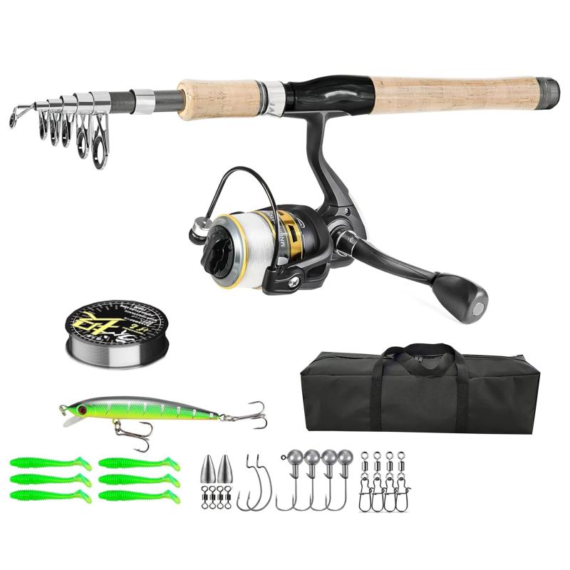 楽天市場】フィッシングスターターセット 釣竿セット リール