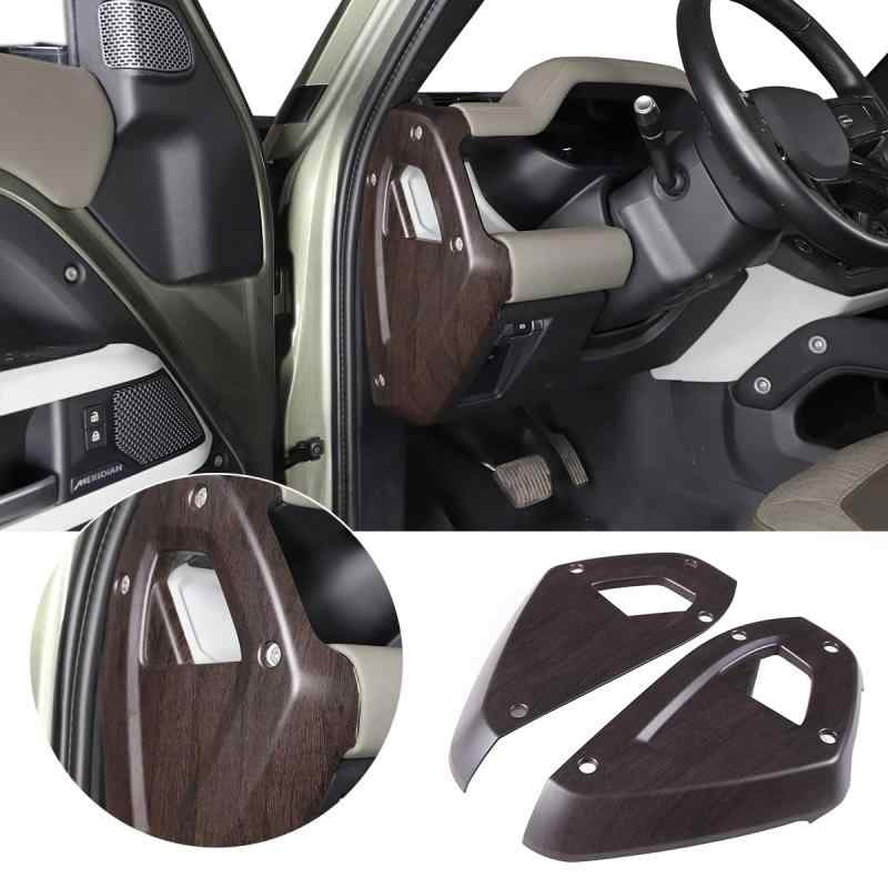 METYOUCAR 車のダッシュボードサイドパネルの装飾カバー インテリアパネル装飾 内装パーツ アクセサリー ランドローバーディフェンダー 90 110 2020-2023 適用