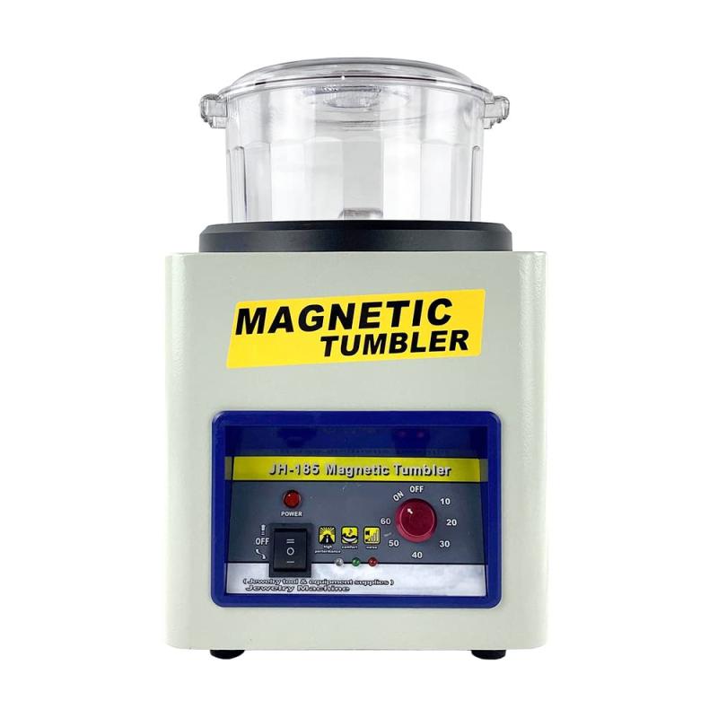 ZruiXuan 磁気バレル研磨機 チェンジバレル研磨機 250W 磁気研磨 ミニ ロータリータンブラー ポリッシング JH185 金銀銅アクセサリー 小物 ねじ釘 銅貨 パーツ研磨 サビ取り 精密研磨 艶出し 卓｜海の風ストア