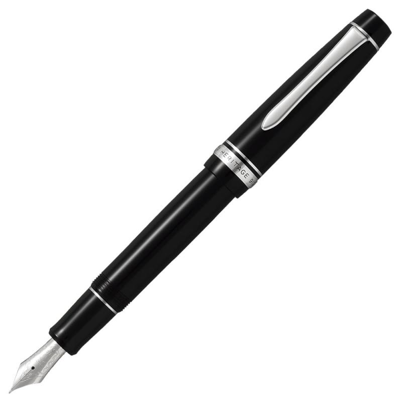 PILOT 万年筆 カスタム ヘリテイジ912 ポスティング PO(ペン先を下向きにした極細字） ブラック FKVH2MRBPO パイロット