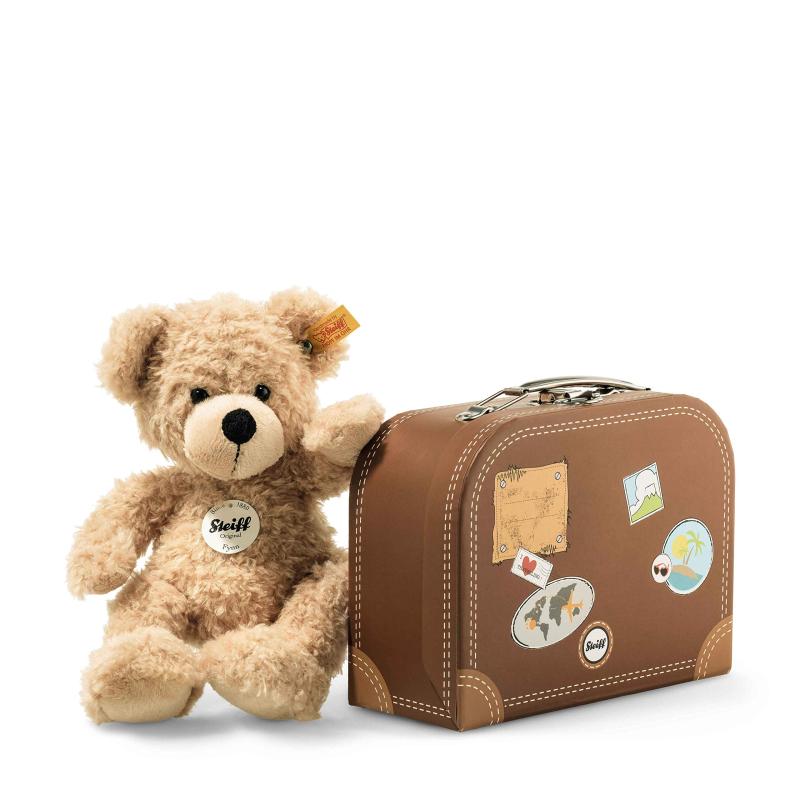 シュタイフ(steiff)テディベア フィン スーツケース 28cm ぬいぐるみ [並行輸入品]｜海の風ストア