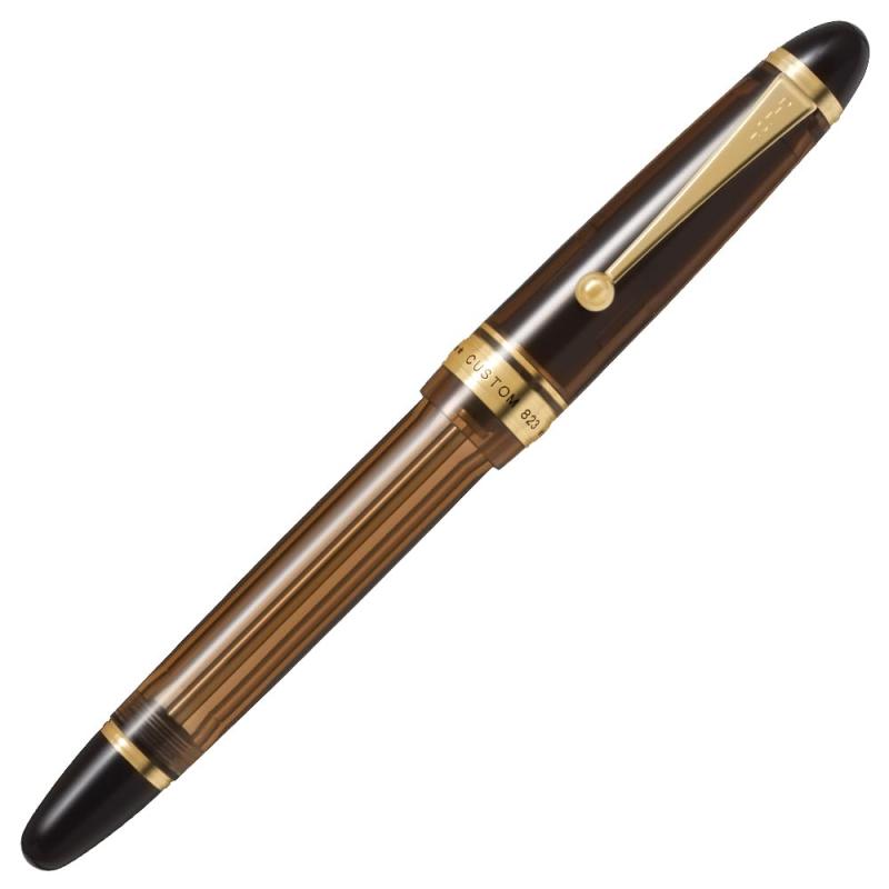 PILOT 万年筆 マンネンヒツ カスタム823(Pシキ) BN F ブラウン FKK3MRPBNF｜海の風ストア