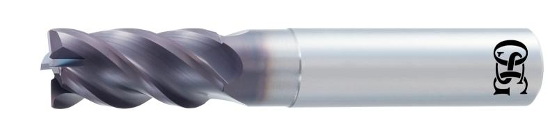 オーエスジー チタン合金用4枚刃超硬エンドミル不等リード 外径25mm 全長140mm 刃長50mm シャンク径25mm UVX-TI-4FL 25×75(8555250)