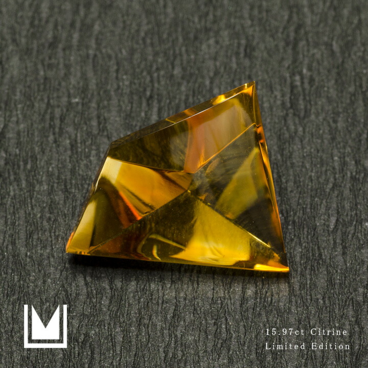 お買い物マラソン1000円クーポン 【1点限り】ルース 天然石 シトリン 15.97ct｜umu（アム）