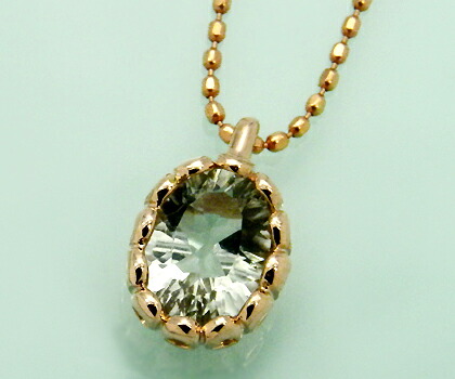 楽天市場】K10YG 超大粒 メッシュカット グリーンアメシスト