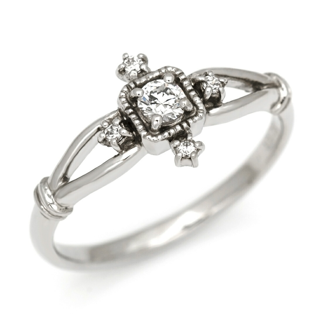 楽天市場】ポイント5倍 リング ダイヤモンド 0.28カラット ゴールド