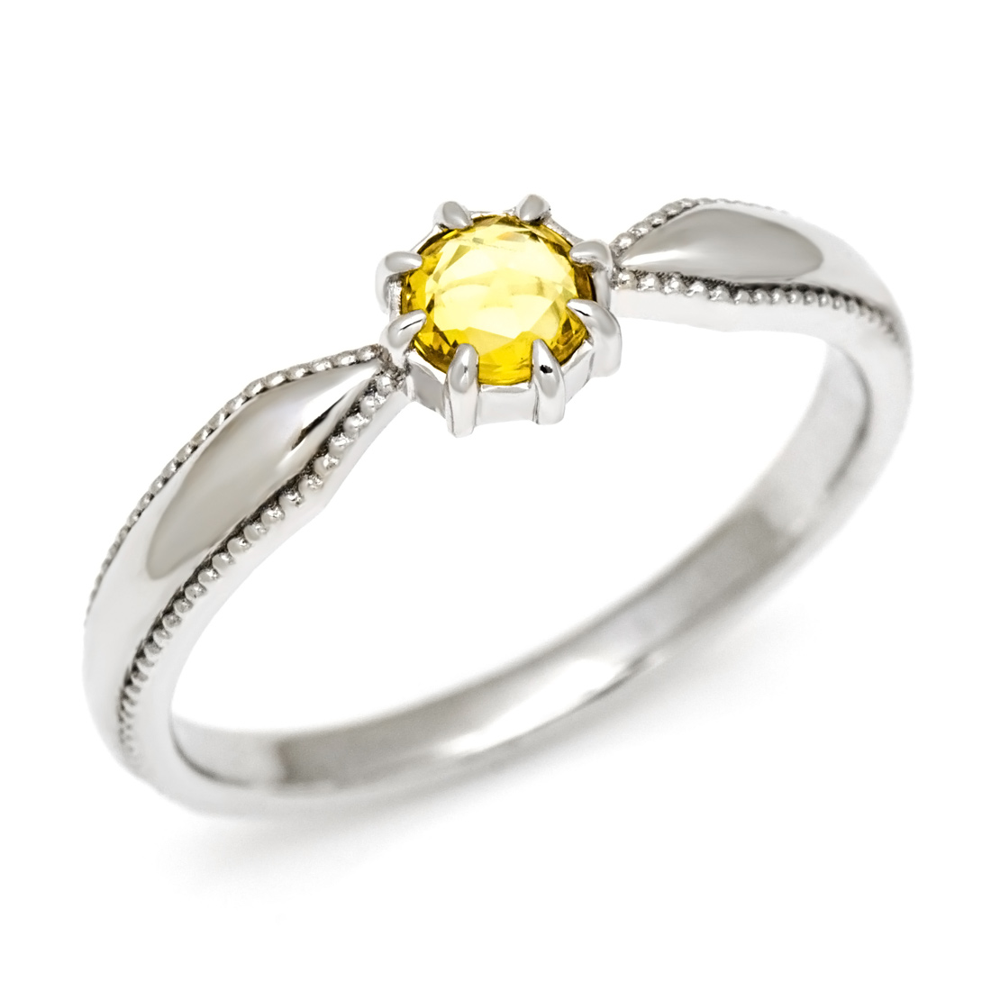 楽天市場】リング イエローサファイア シルバー925 クリスマス Xmas