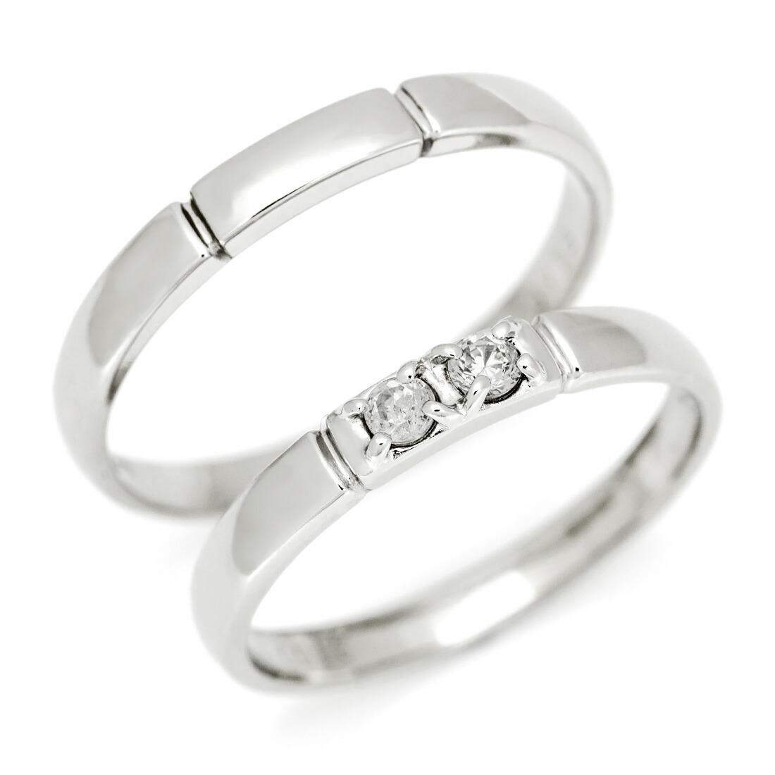 SS1000円クーポン券 マリッジリング 金剛石 「Couple」 プラチナ900 （レディース：1～20号 メンズ：10～29号）