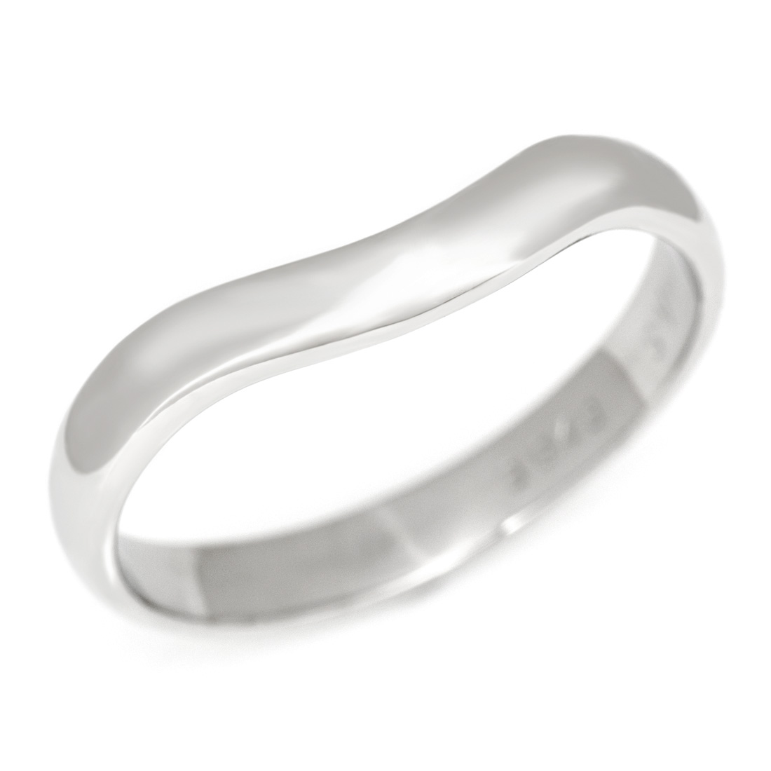 お買い出しマラソン800円引き換え証 マリッジリング 「Wave」 しろがね色925 （メンズ：10～29号） 結婚指輪・マリッジリング-ジュエリー・アクセサリー-ブライダルジュエリー・アクセサリー