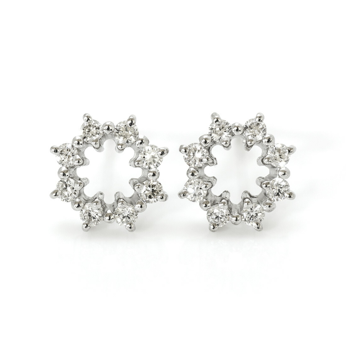 楽天市場】ピアス PT900プラチナ プラチナピアス スタッド 雪の結晶