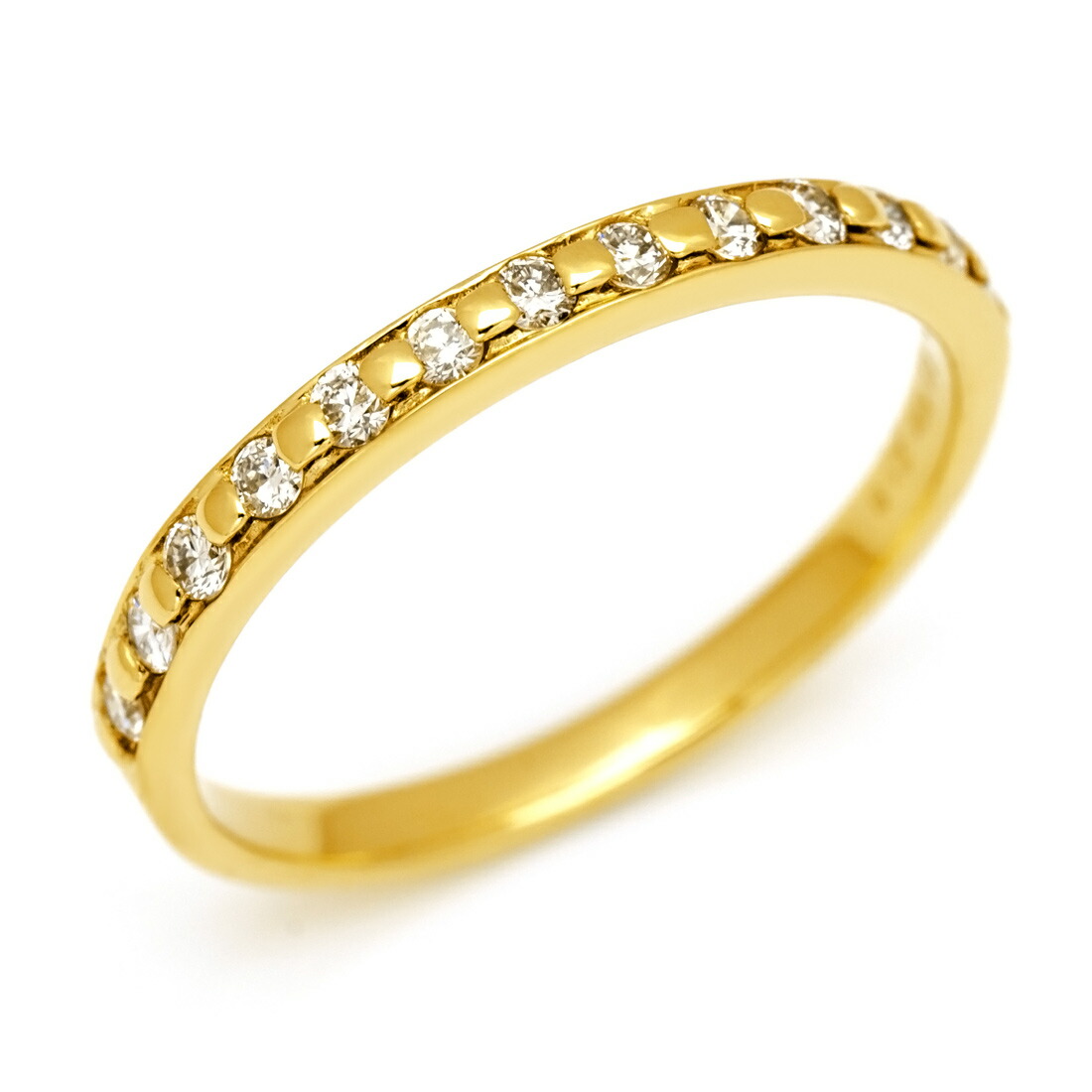 楽天市場】フルエタニティリング フチあり ダイヤモンド 0.30ct