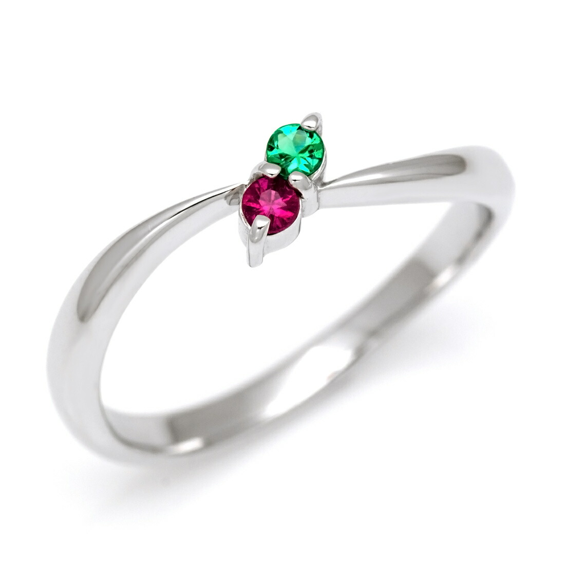 楽天市場】リング エメラルド ルビー シルバー925 : umu（アム）