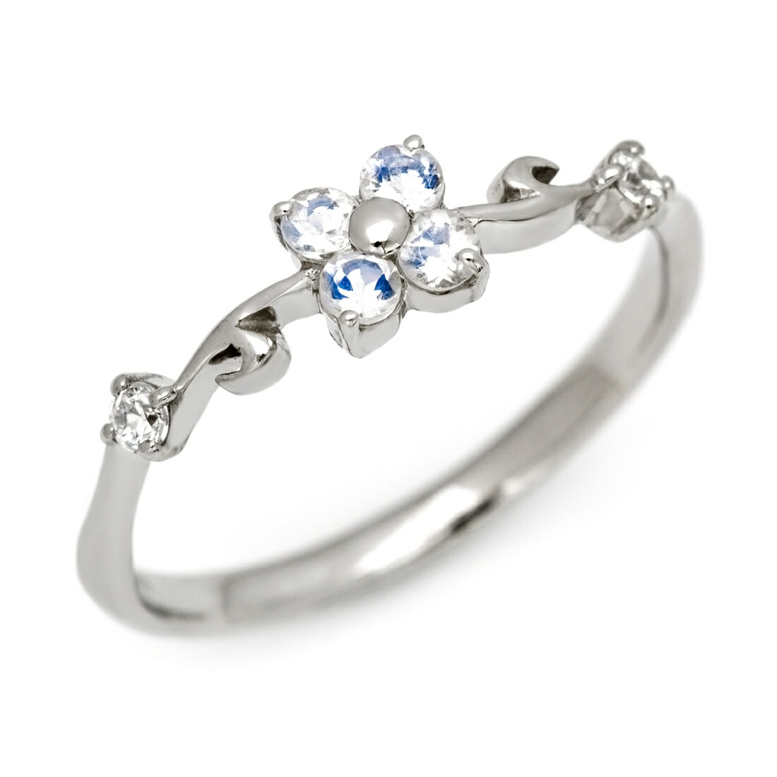 楽天市場】SV925 ブルームーンストーン ハート リング 指輪 シルバー